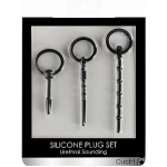 Ouch! Urethral Sounding Plug Set - Black - Image 2