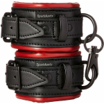 Sportsheets Saffron Handcuffs Black Red