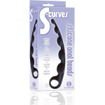 The 9's Ss-curves Curved Silicone Anal Beads - Image 2