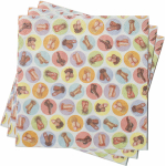 Mini Penis Napkins Pack Of 8