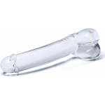 7" Realistic Curved Glass G-Spot Dildo - Image 2