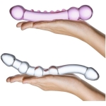 Double Pleasure Glas Dildo Set 2pc - Image 3