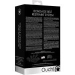 Ouch! - Bondage Belt Restraint System - Black - Image 2