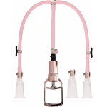 Pumped - Clitoral & Nipple Pump Set  Medium - Rose