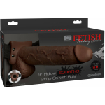 Fetish Fantasy 9in Hollow Squirting Strap-on With Balls - Image 3