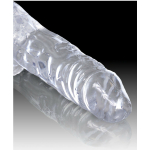 King Cock Clear 4in Cock with Balls - Image 2