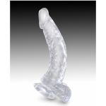 King Cock Clear 7.5in Cock with Balls
