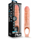 Performance Plus - 9 Inch Silicone Cock Sheath Penis Extender - Vanilla - Image 3