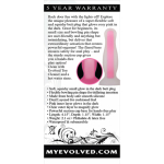 Evolved Luminous Silicone Plug Small Pink - Image 3