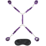 Lux Fetish 7pc Bed Spreader Purple