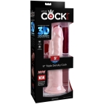 King Cock Triple Density 9 inches Cock Beige Dildo - Image 3