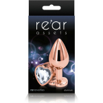 Rear Assets Rose Gold Heart Medium Clear - Image 2