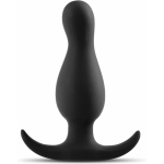 Anal Adventure Platinum Curve Plug Black