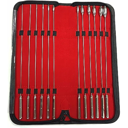 Stainless Steel 12-piece Rosebud Dilator Set