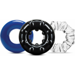 Stay Hard Triple Stretch 3pk Cock Rings