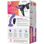 Pegasus 6" Wireless Remote Control Curved Realistic Peg With Harness Purple - Image 2