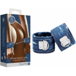 Ouch! Denim Handcuffs - Roughened Denim Style - Blue - Image 2