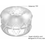 Sona N0. 92 - Reversible Textured Masturbator Clear - Image 3
