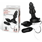 Lux Fetish 4" Inflatable Vibrating Butt Plug With Suction Base - Image 2