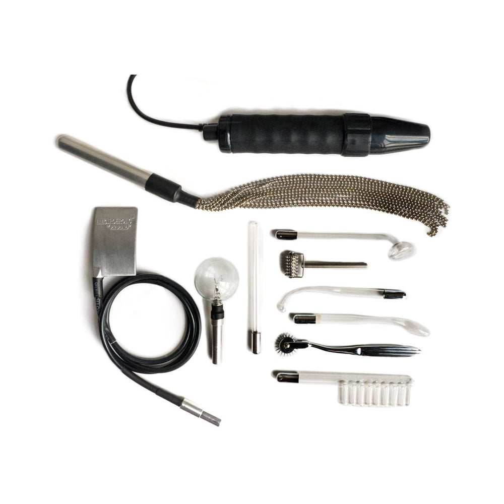 CNVNAL-76365_2_4397b739-b9c3-4aaa-9828-aeda4dfce147 Kinklab Agent Noir Neon Wand Electrosex Kit - Image 1