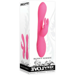 Evolved Bunny Kisses Rechargeable Silicone - Pink - Image 3