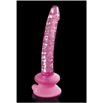 Icicles No. 86 - Glass Suction Cup Dildo - Pink - Image 2
