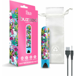 Prints Charming Buzzed Rechargeable 3.5" Bullet - Stoner Chick - Blue - Image 2