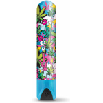 Prints Charming Buzzed Rechargeable 3.5" Bullet - Stoner Chick - Blue