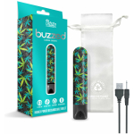 Prints Charming Buzzed Rechargeable 3.5" Bullet - Canna Queen - Black - Image 2