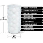 Pleasure Package Use With Caution - Tight Textured Stroker - Image 3