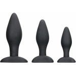 Ouch Apex Butt Plug Set Black