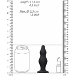 Ouch Bubble Butt Plug Black - Image 3