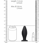 Ouch Edgy Butt Plug Black - Image 2