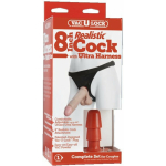 Vac-U-Lock Set 8" Realistic Cock with Ultra Harness - Image 3