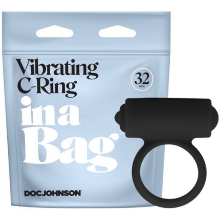 In A Bag Vibrating C-ring - Black