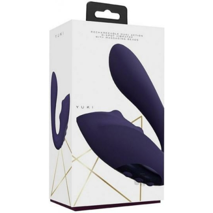 Vive Yuki Rechargeable Triple Motor G-spot Finger Motion Vibrator And Flickering Tongue Stimulator P