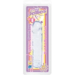 Crystal Jellies 8 Inch Classic Dildo in Clear - Image 3