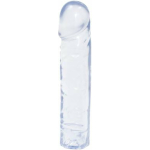 Crystal Jellies 8 Inch Classic Dildo in Clear