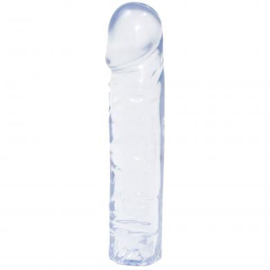 DJ028502-2 Crystal Jellies 8 Inch Classic Dildo in Clear - Image 1