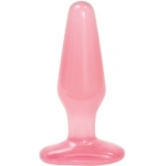 Medium pink Jelly butt plug - Image 2