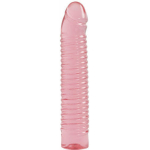 Vivid Ribbed Jellie Cock Sunrise - Pink