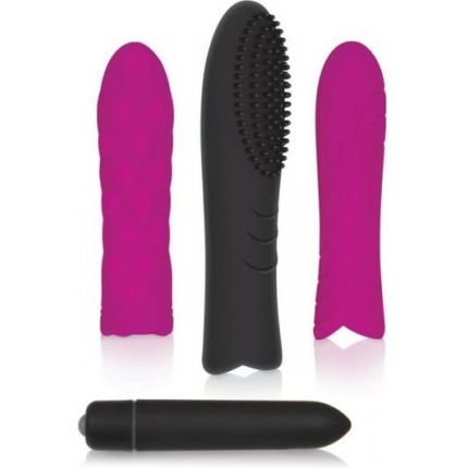 Pleasure Sleeve Trio with Bullet Vibrator