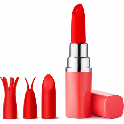 Luv Lab Lv57 Lipstick With 3 Silicone Heads Coral