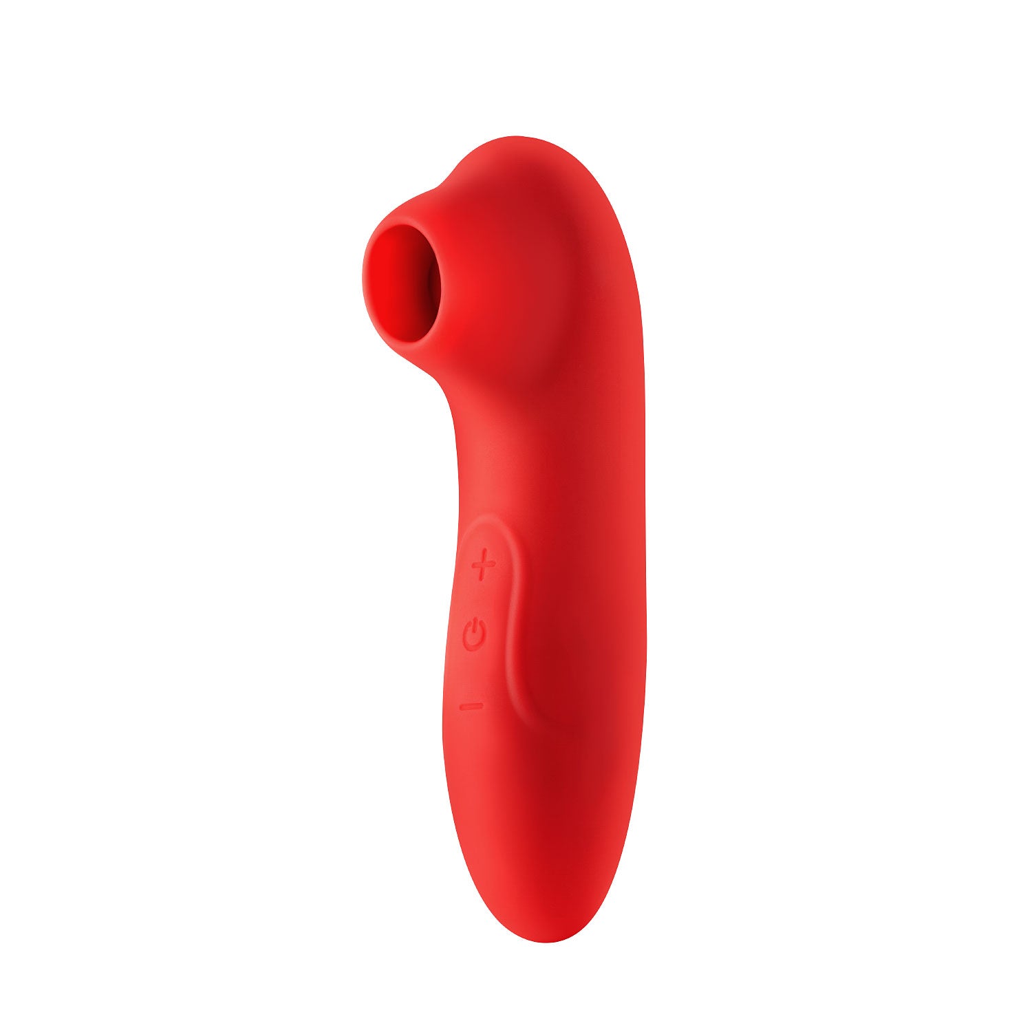 Luv-Lab-Pulsing-Clitoral-Stimulator-Red Luv Lab Cs19 Pulsing Clit Stimulator Silicone Red - Image 1