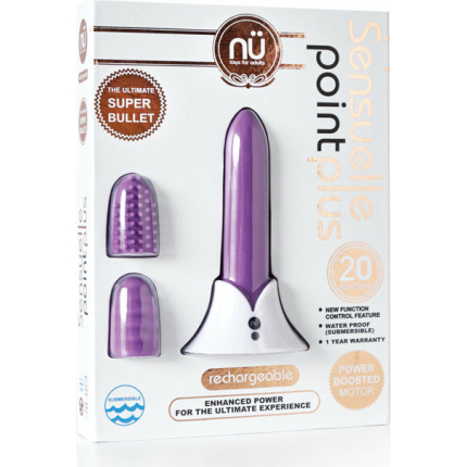 Nu Sensuelle Point Plus Rechargeable Bullet - Purple