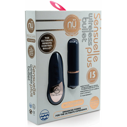 Nu Sensuelle Remote Control Wireless Bullet Plus - Navy Blue