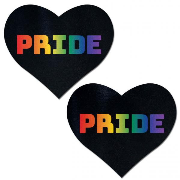 PASHRTPRDBK5cf8d9d563c5f Pastease Rainbow Pride Black Hearts - Image 1