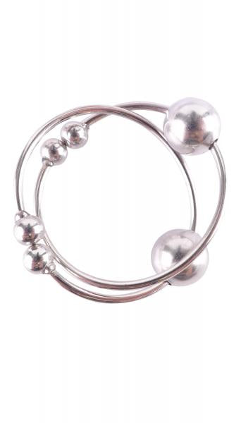 PD3603-26_1 Fetish Fantasy Series Silver Nipple Bull Rings - Image 1