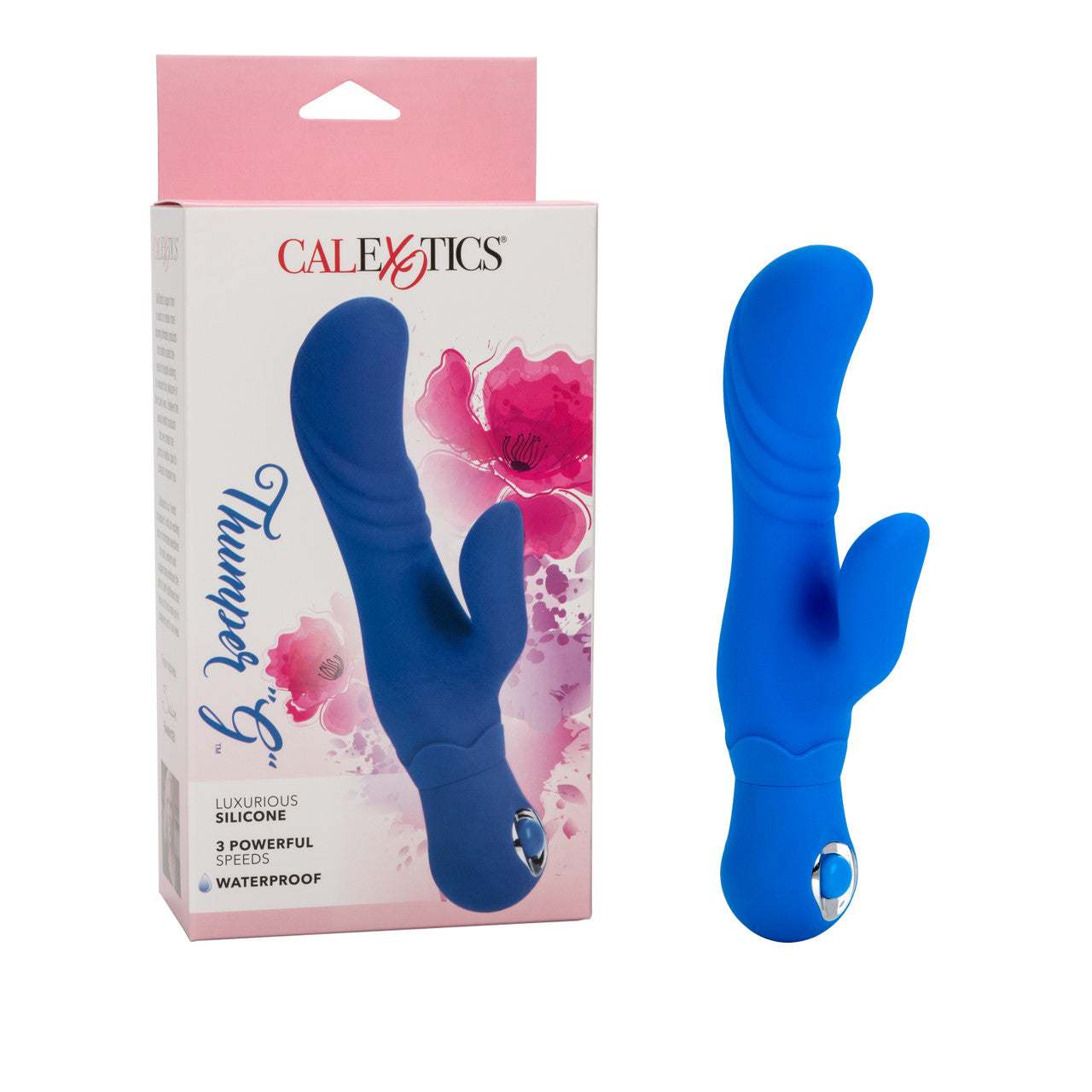 SE072605thumpergvibratorbluenew Posh Silicone Thumper G - Blue - Image 1