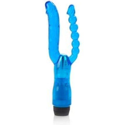 Dual Penetrator Vibrator Blue